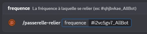 Exemple de liaison de passerelle