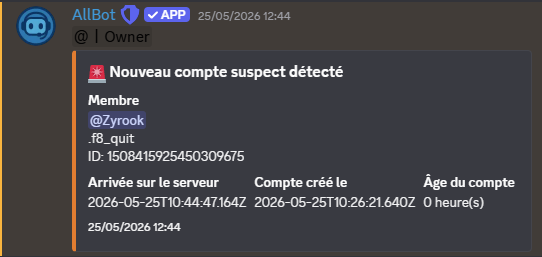 Exemple de protection AllBot