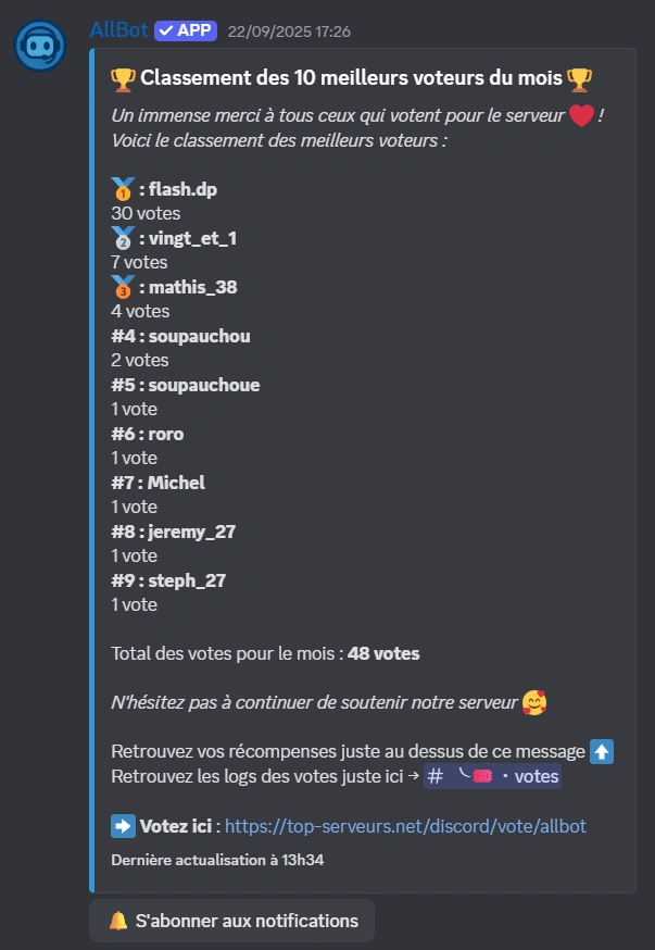 Exemple - Concours