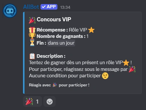 Exemple - Concours